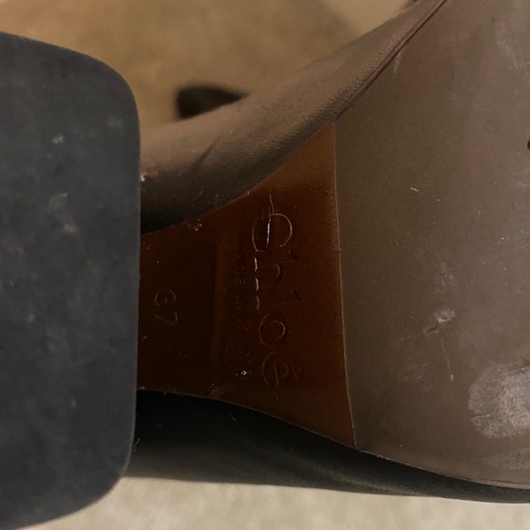 *RARE* Chloe wave boot in black leather - Picture 4 of 6